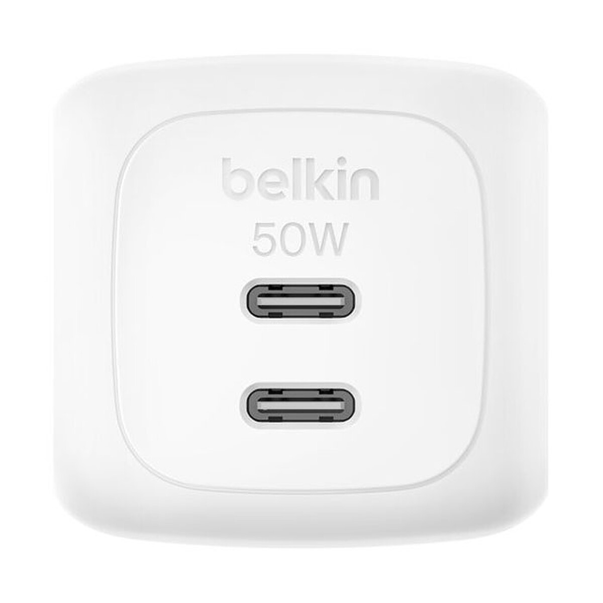 Belkin BoostCharge Pro Chargeur secteur GaN deux ports USB-C 50W (Blanc) - Belkin
