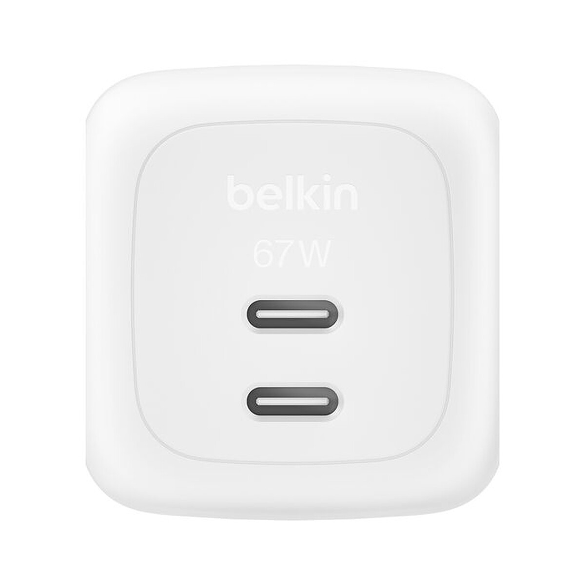 Belkin SmartProtect Chargeur USB C Chargeur GaN 2 Ports Recharge Rapide pour MacBook iPhone 17 iPad Pro Chromebook Galaxy S25 Ultra Pixel 10 etc. - vue 1