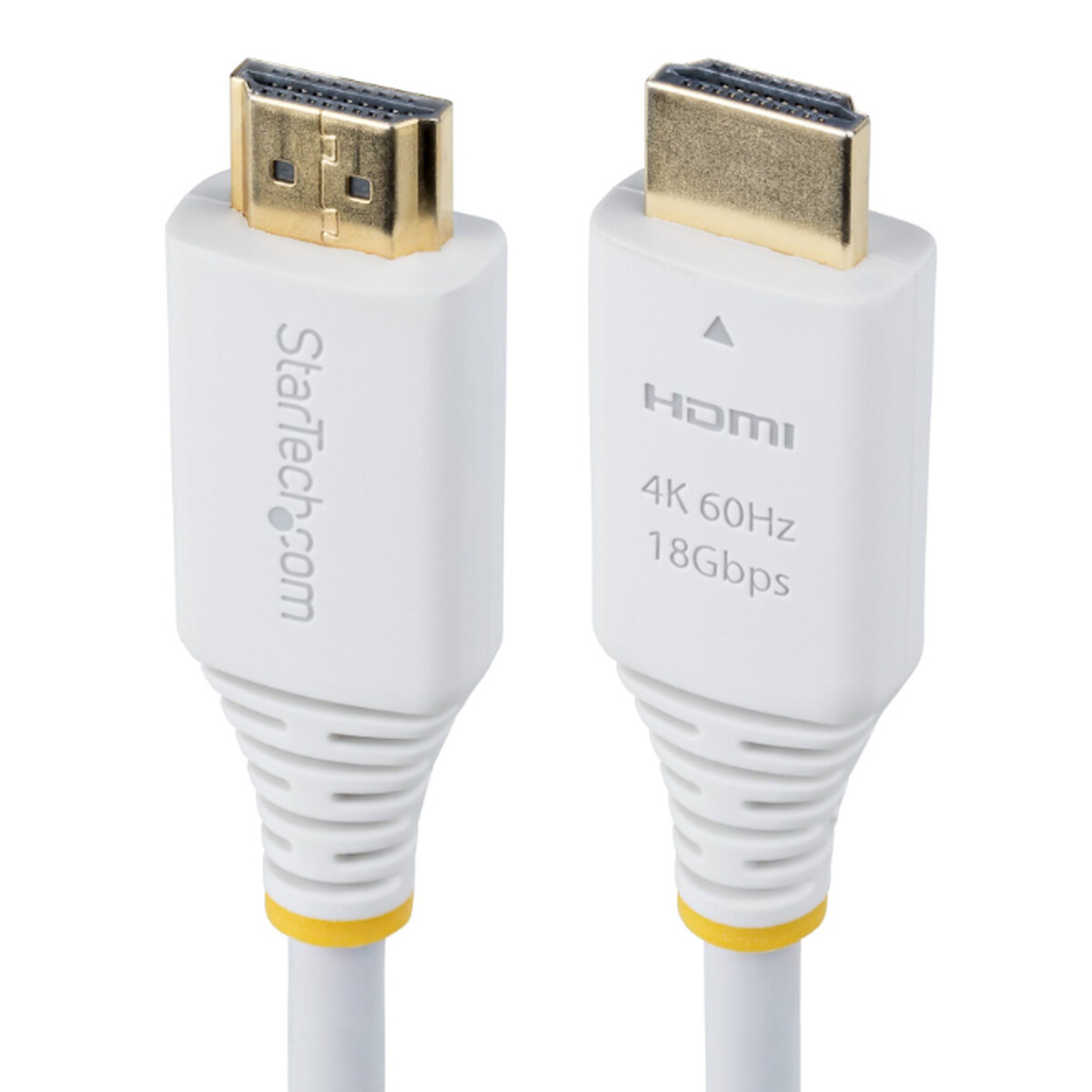 StarTech.com Câble HDMI 2.0 Certifié Premium haut débit 18Gbps 4K 60Hz de 3 m Blanc - Startech Com