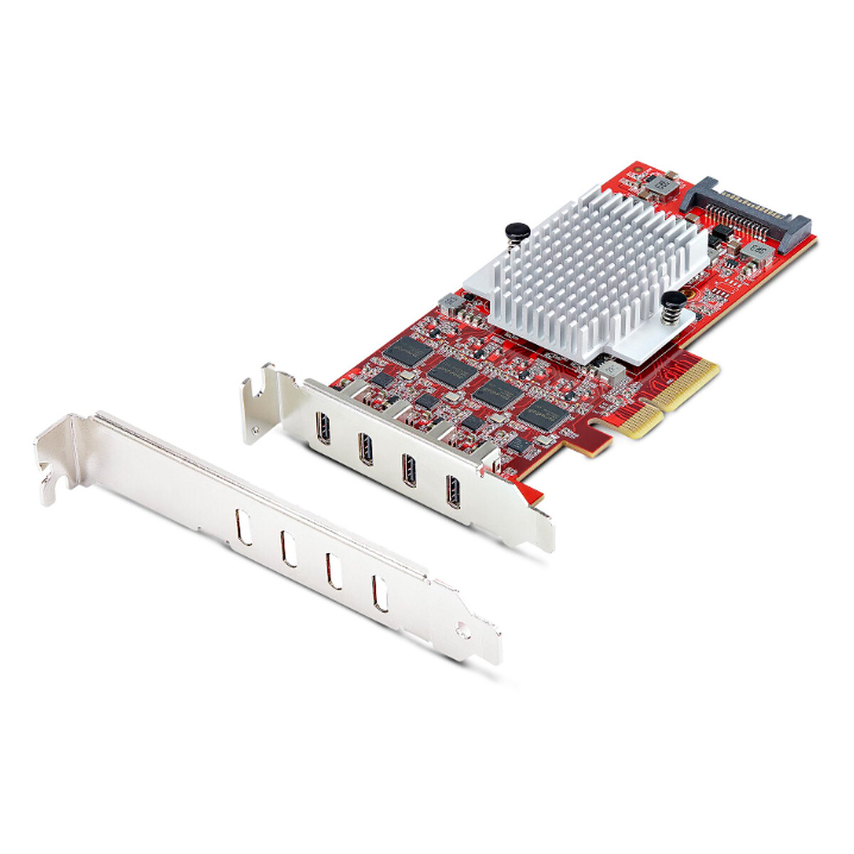 StarTech.com Carte Contrôleur PCI Express vers 4 ports USB-C 3.1 Support bas profil installé - Startech Com