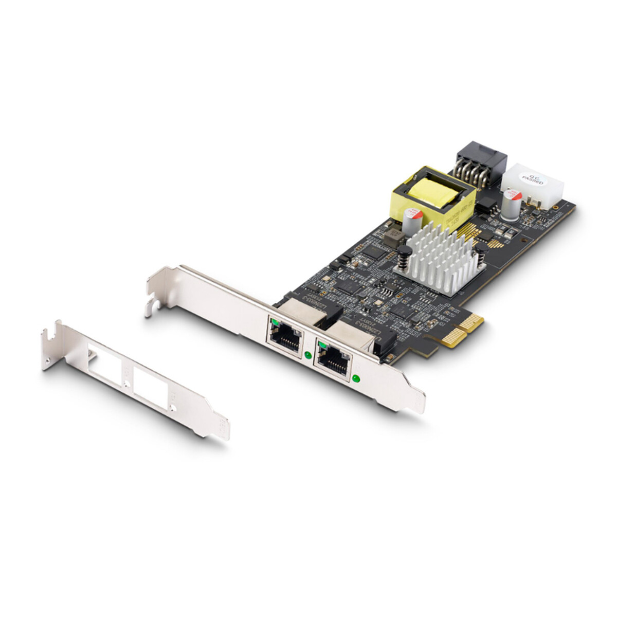 StarTech.com Carte réseau PCI Express à 2 port RJ45 2.5GBase-T PoE - Startech Com