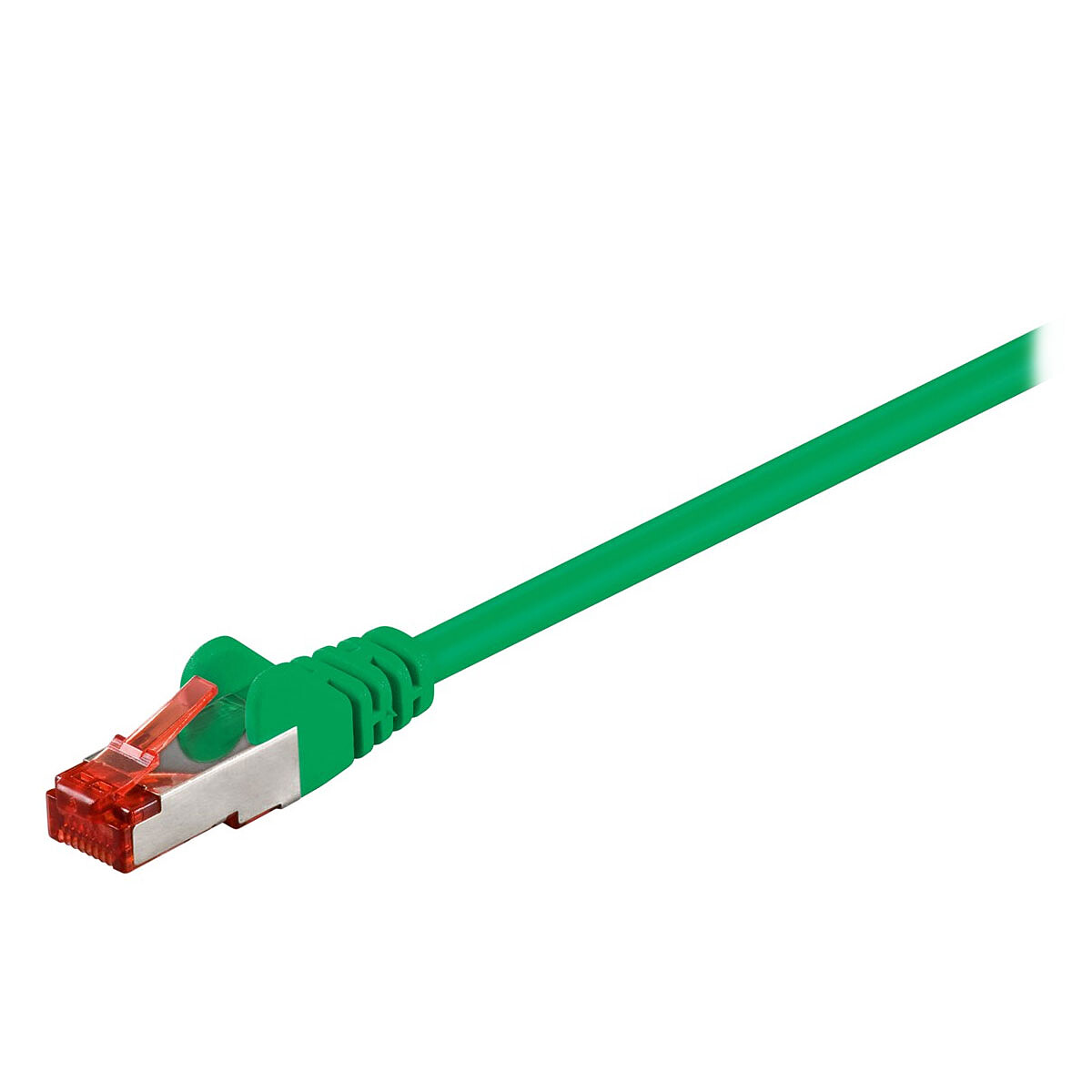 Goobay Câble Réseau RJ45 Cat 6 S/FTP 2 m (Vert) - Goobay
