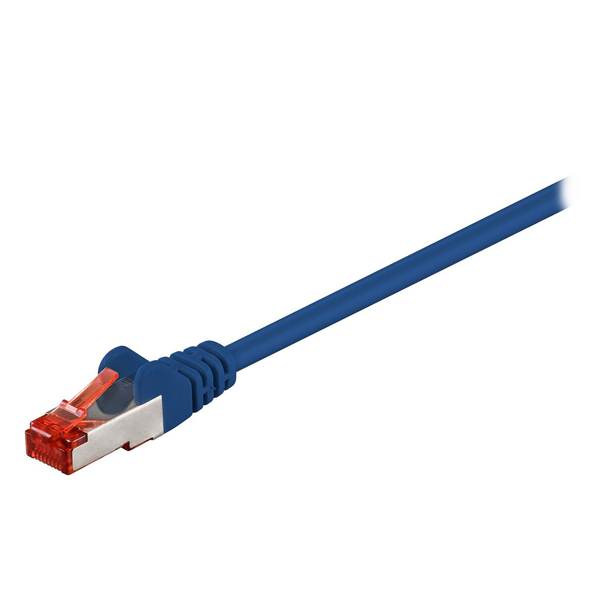 Goobay Câble Réseau RJ45 Cat 6 S/FTP 7.5 m (Bleu) - Goobay