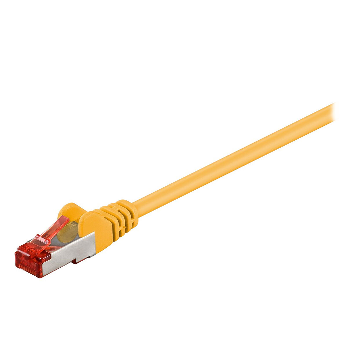Goobay Câble Réseau RJ45 Cat 6 S/FTP 7.5 m (Jaune) - Goobay