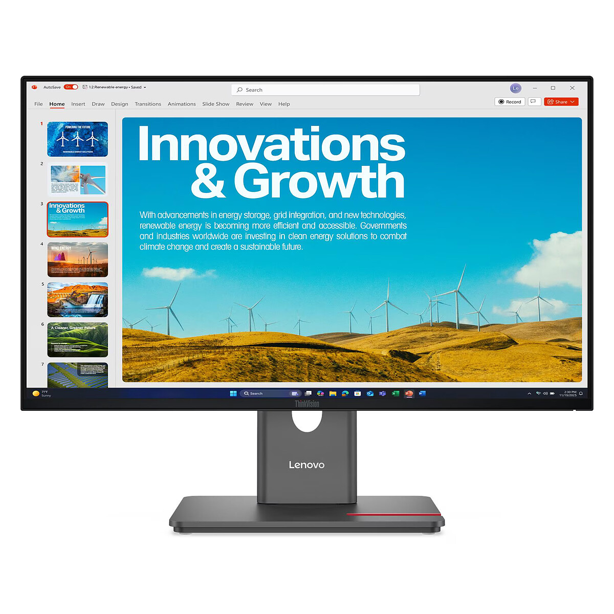 Lenovo 23.8" LED - ThinkVision P24QD-40 - Lenovo