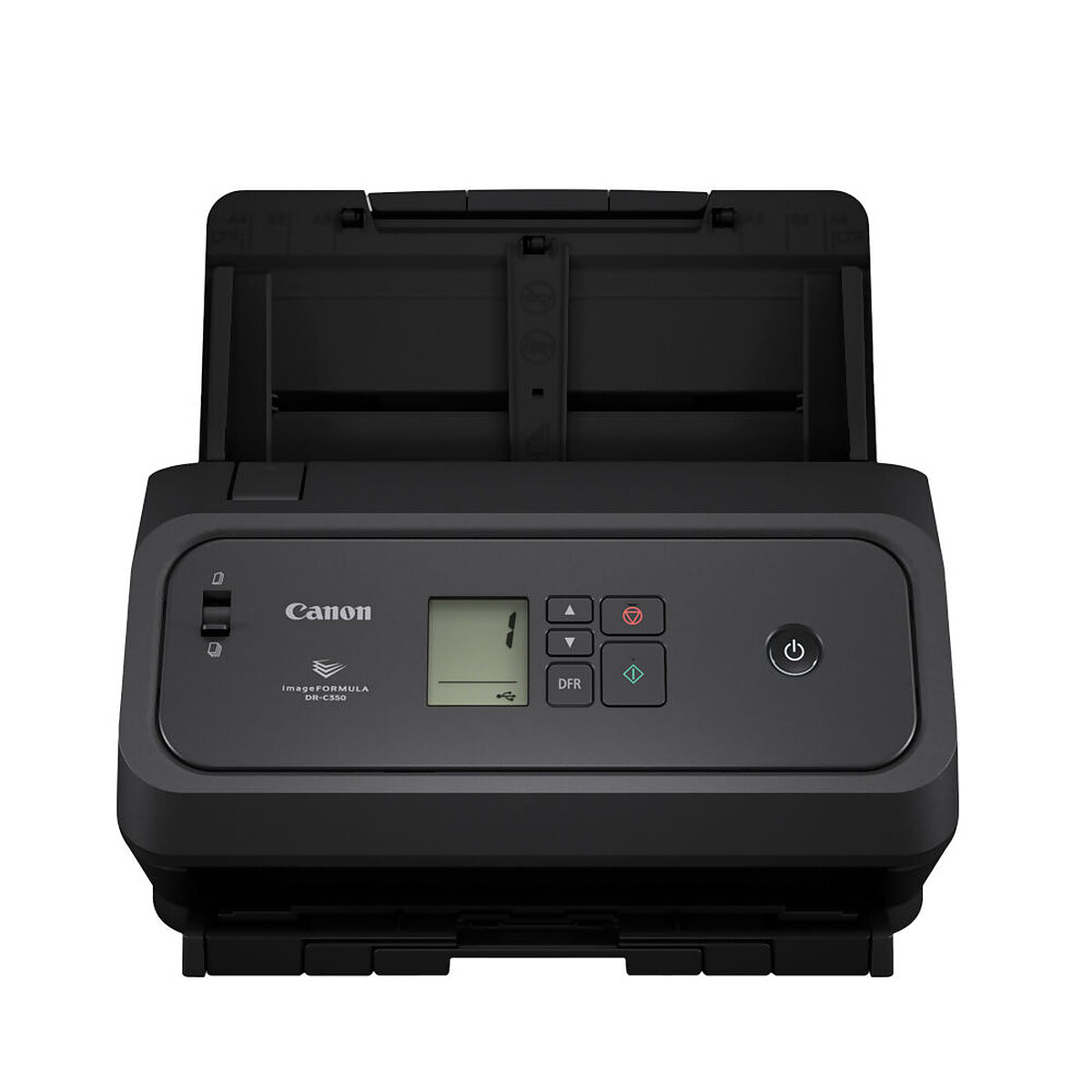 Canon imageFORMULA DR C350 Scanner de documents CMOS / CIS Recto verso Legal 600 dpi jusqu'à 50 ppm mono / jusqu'à 50 ppm couleur Chargeur automatique de documents 100 feuilles jusqu'à 7000 pages par jour USB 2.0
