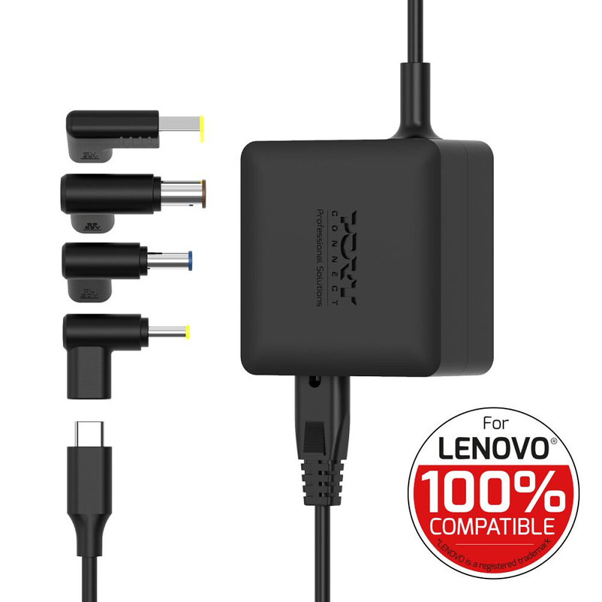 PORT Connect Lenovo Power Supply GaN USB Type C (65W) - Port Connect