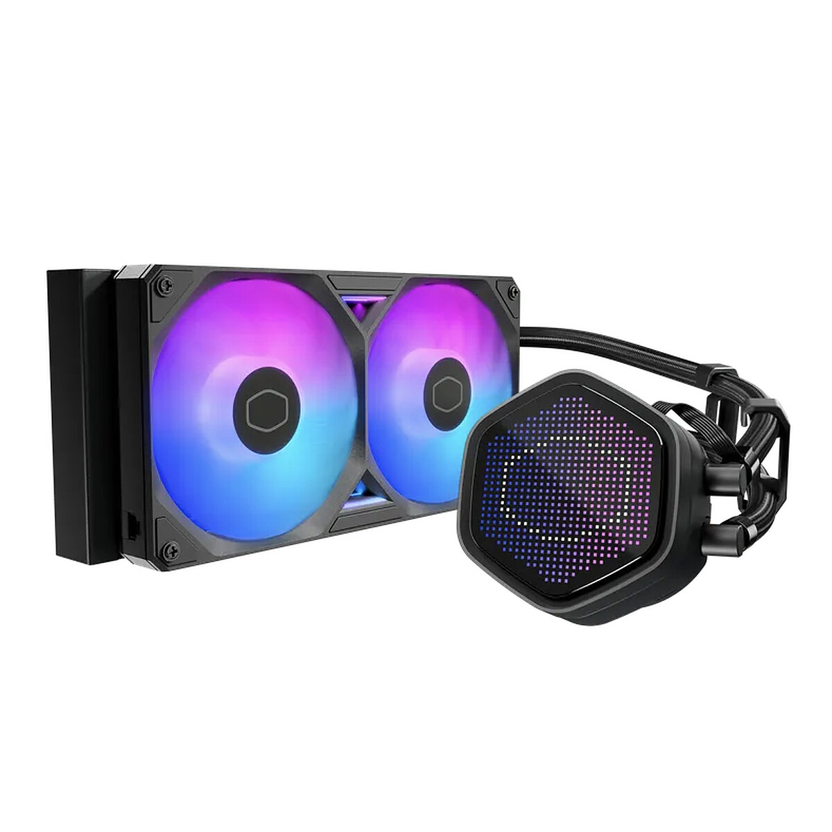Cooler Master MasterLiquid 240 Atmos II Pixel LED Noir - Cooler Master
