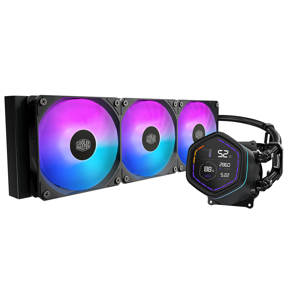 Cooler Master MasterLiquid Core Nex Digital 360 Noir - Cooler Master