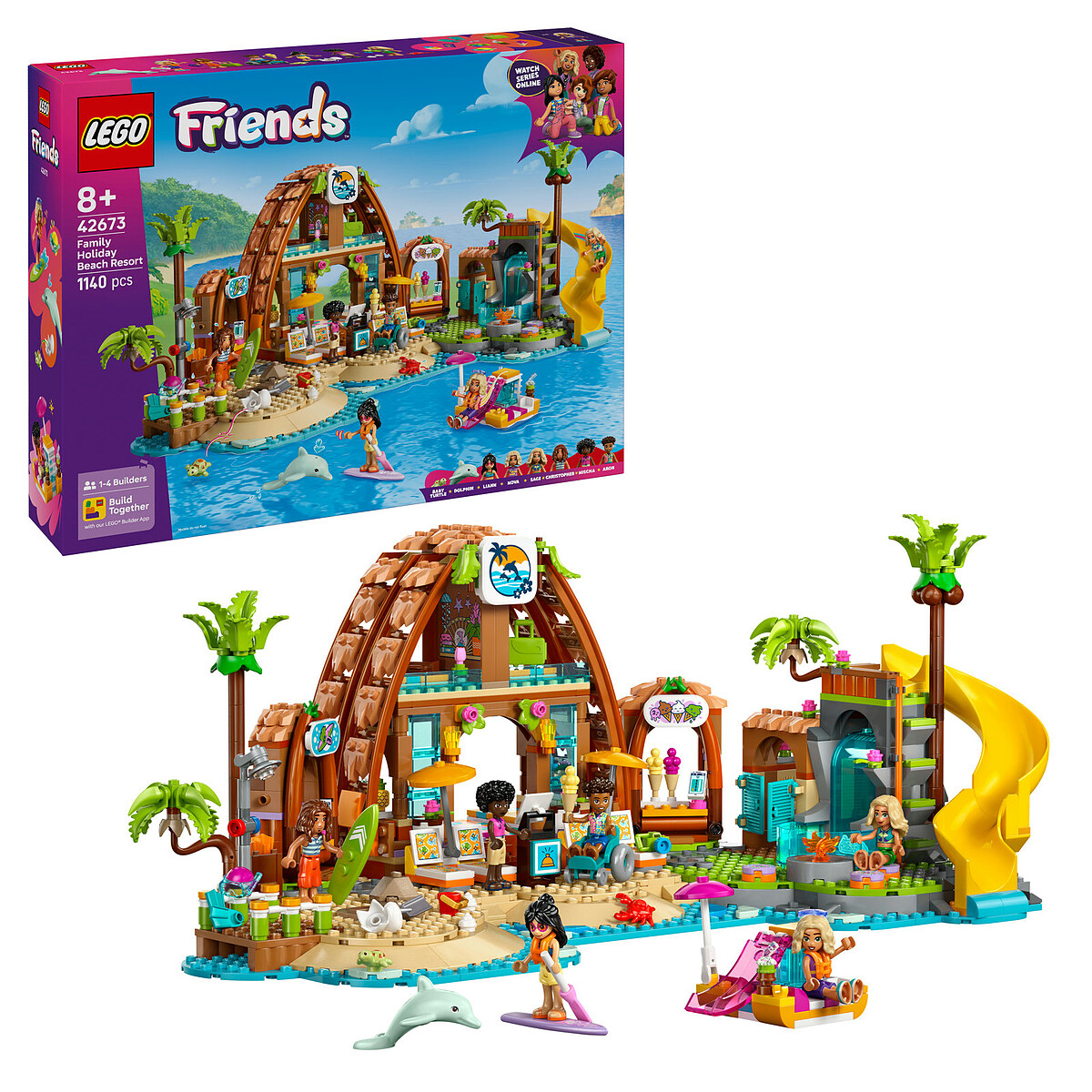 LEGO Friends 42673 Vacances à ’Hôtel de la Plage Jeu de Construction dès - vue 7