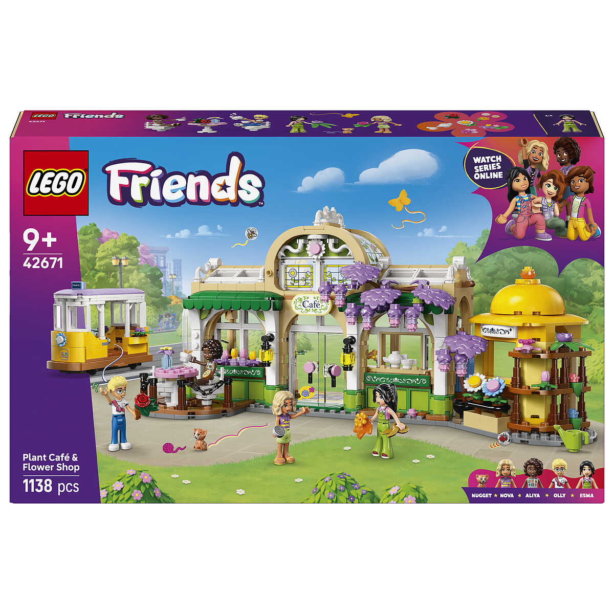 LEGO Friends Café des Plantes et Kiosque à Fleurs 42671 - vue 9