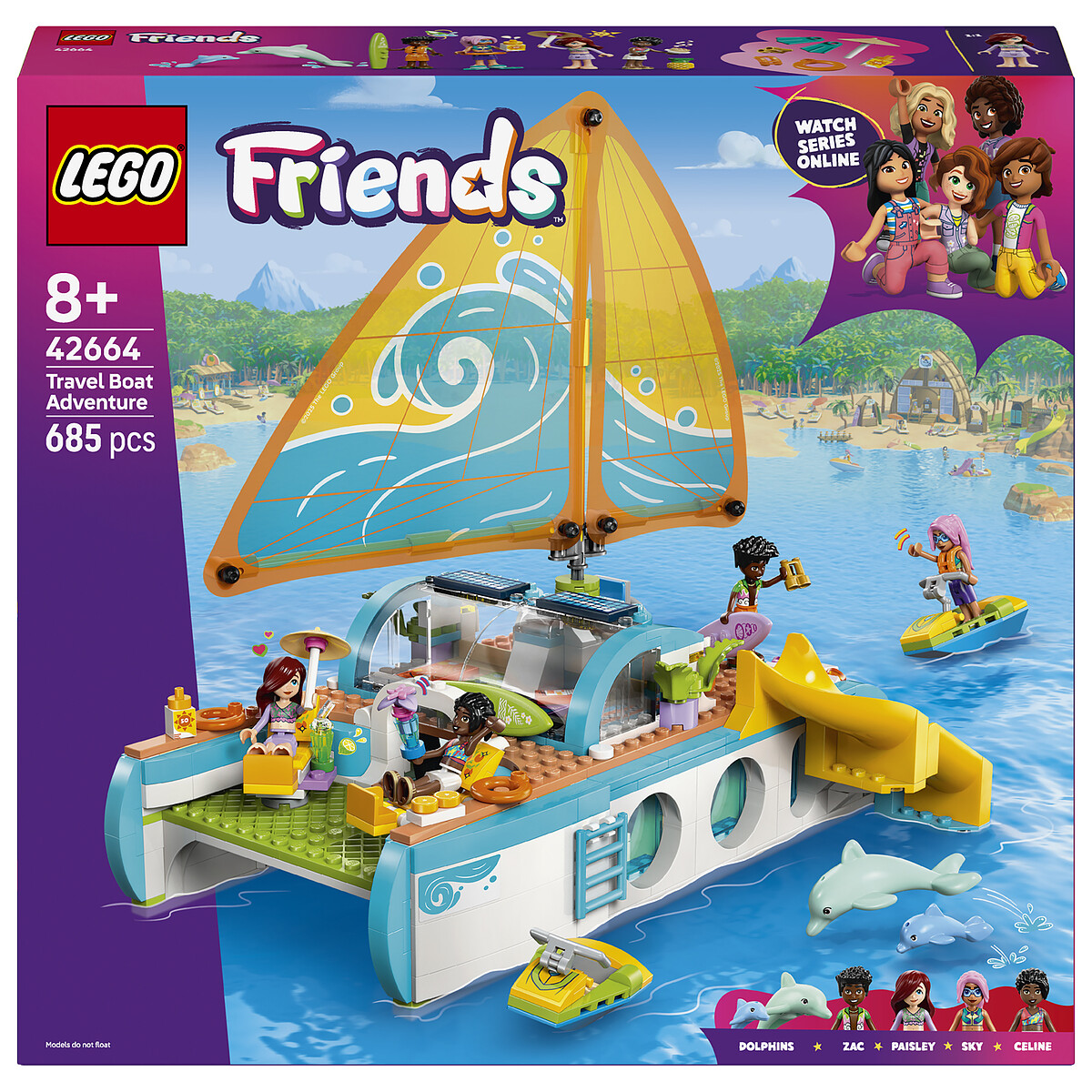 LEGO Friends 42664 L'Aventure en Bateau