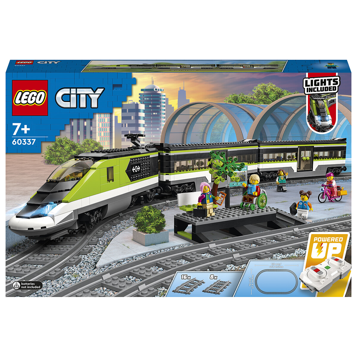 LEGO City Le Train de Voyageurs Express 60337 - vue 8