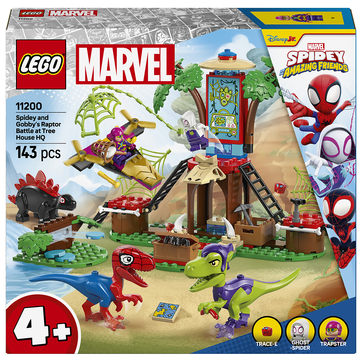 LEGO Marvel Spidey contre le Raptor de Gobby à la Cabane dans l'Arbre 11200 - vue 8