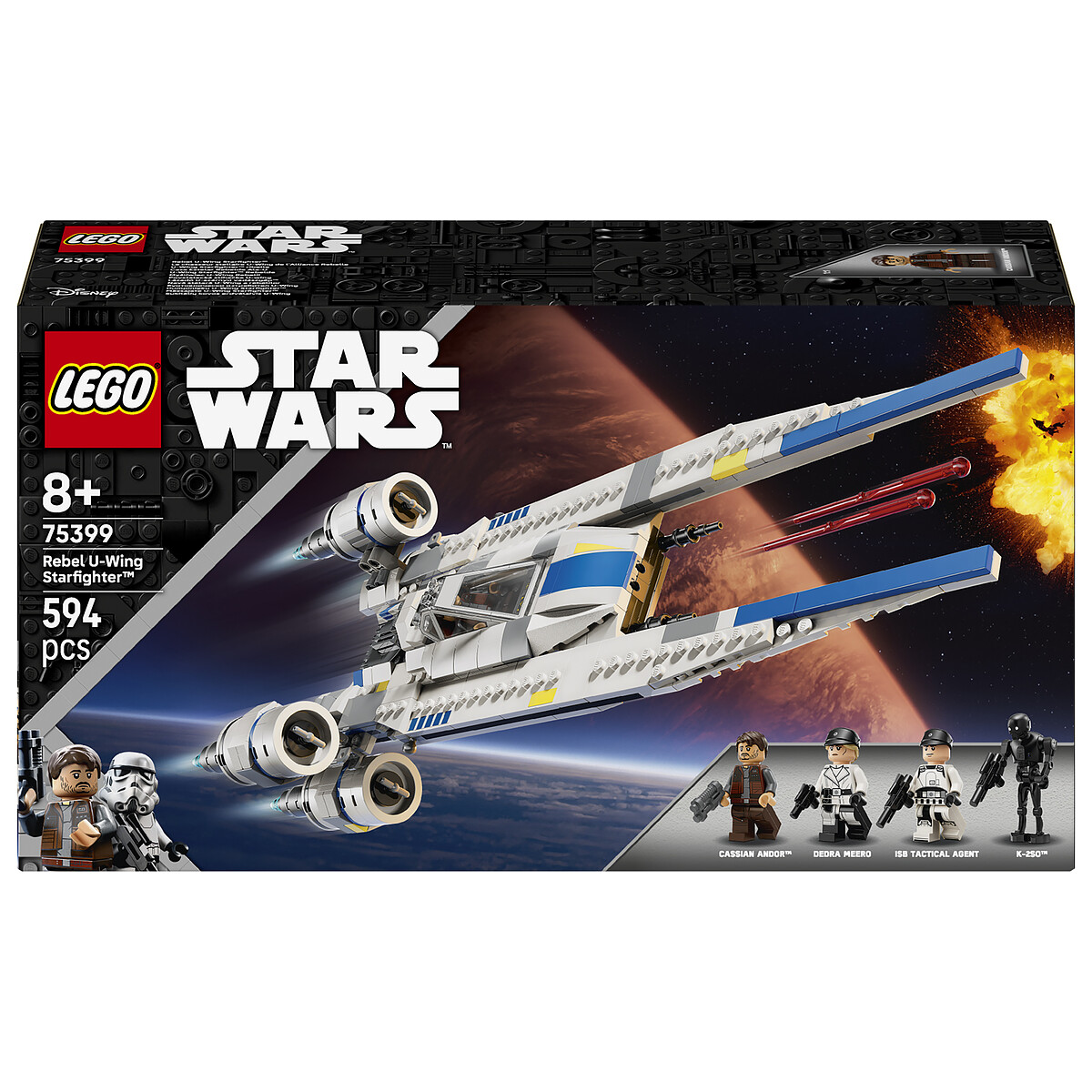 LEGO Star Wars Andor Le Chasseur Stellaire U-Wing de l’Alliance Rebelle 75399 - vue 8