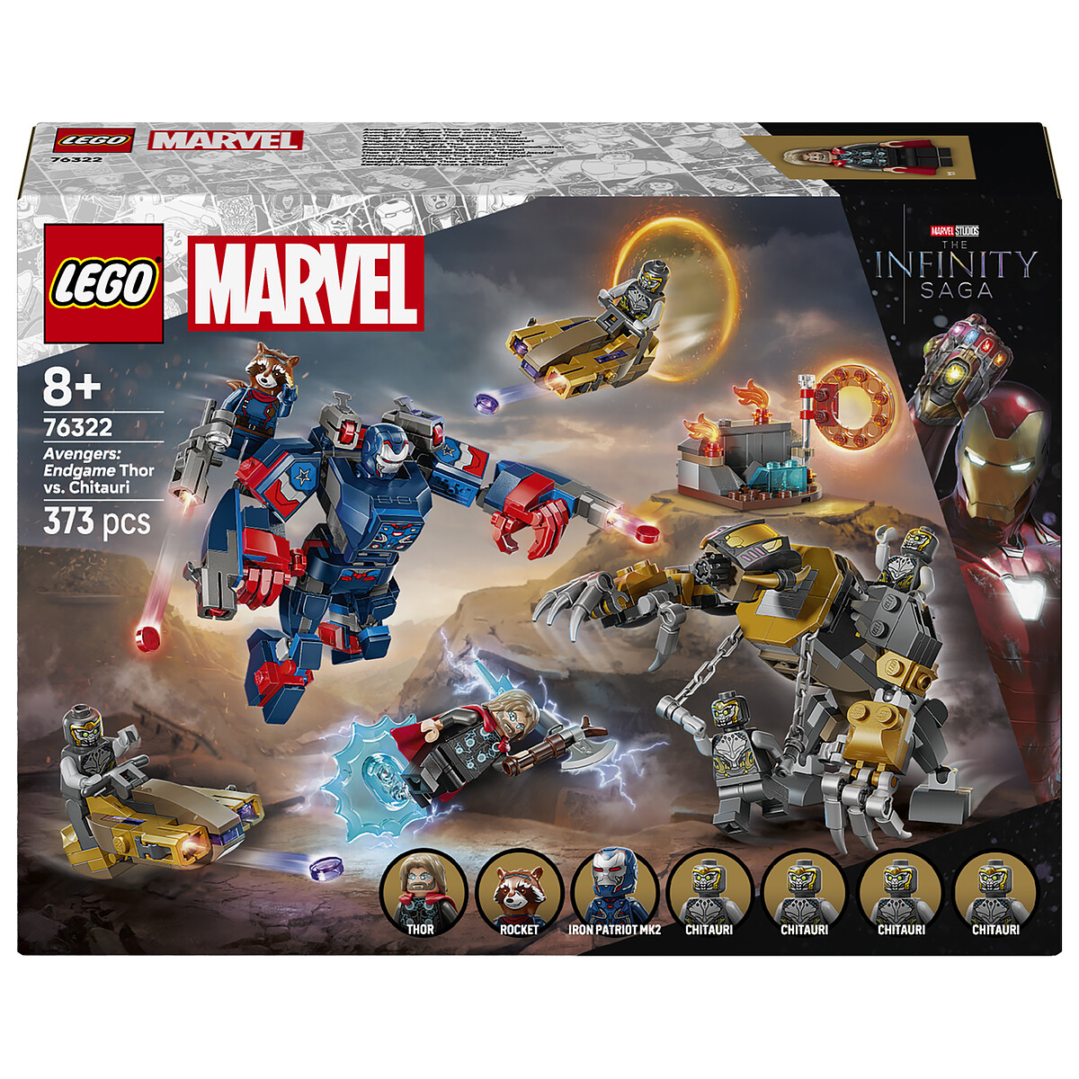 LEGO Marvel 76322 Avengers : Endgame Thor Contre Chitauri