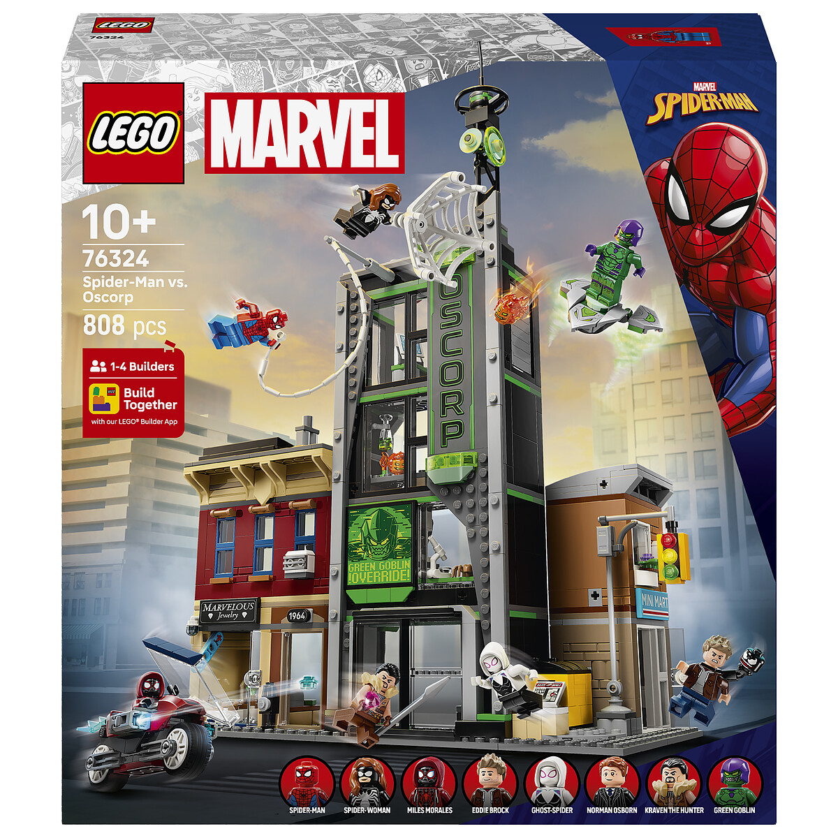 LEGO ǀ Marvel 76324 Spider Man Contre Oscorp Jeu de Construction enfant dès - vue 8