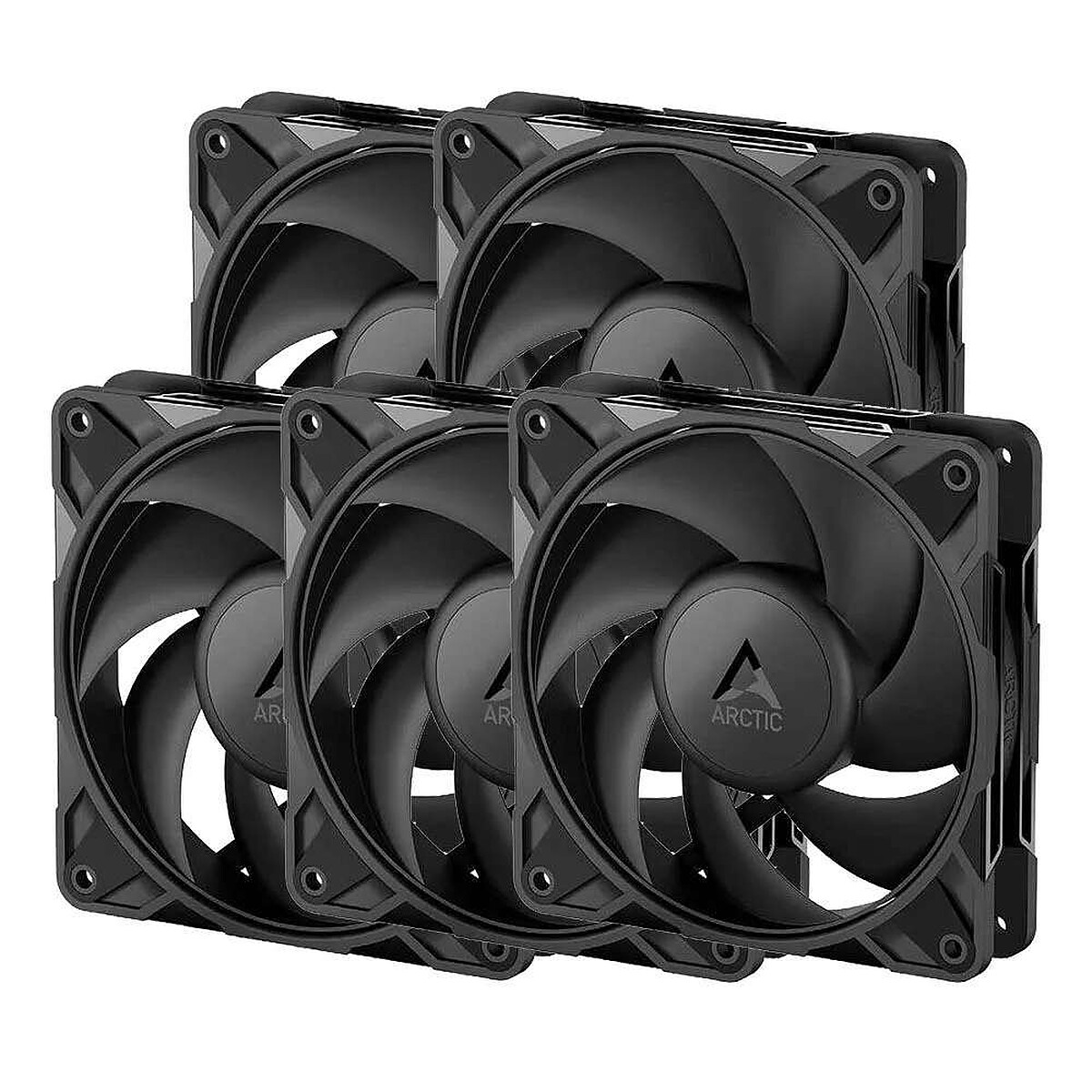 Arctic P12 Pro LN (Noir) - Pack de 5 - Arctic