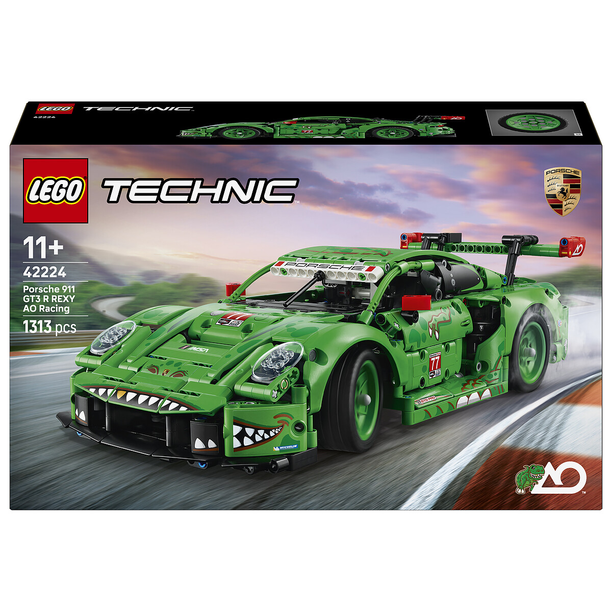 LEGO Technic 42224 Voiture Porsche 911 GT3 R REXY AO Racing