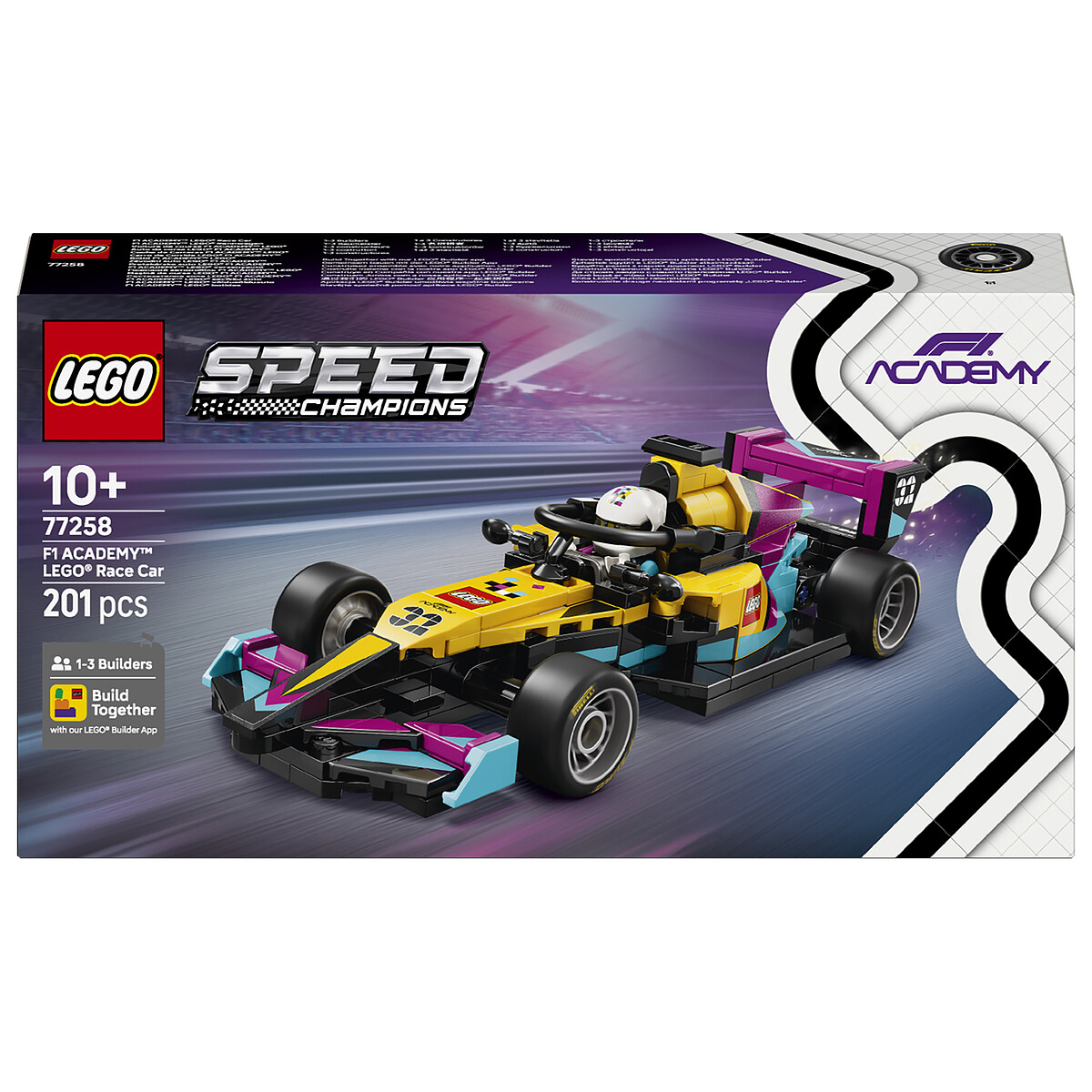 Voiture de course F1 ACADEMY LEGO - vue 8
