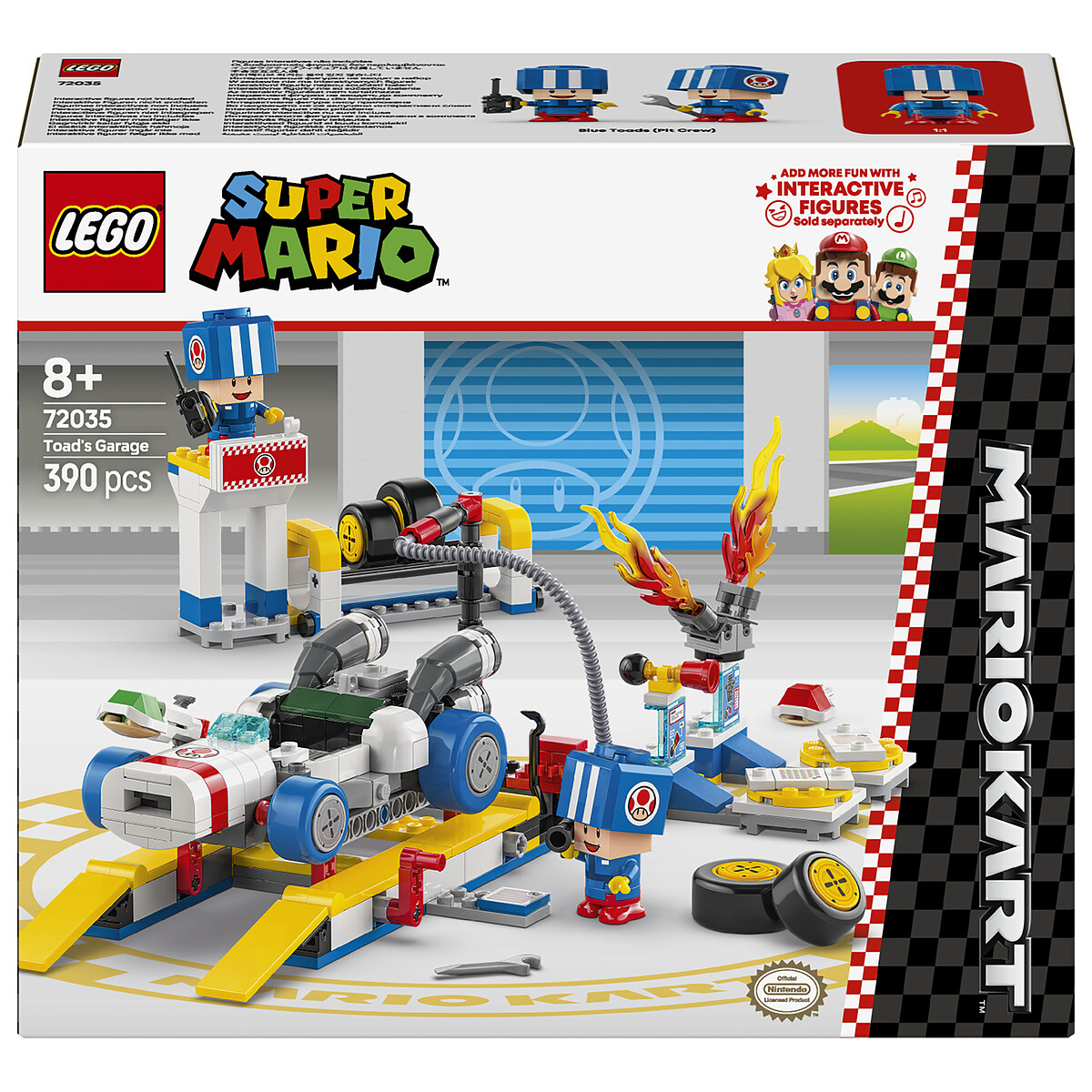 LEGO Super Mario Mario Kart Garage de Toad 72035 - vue 9
