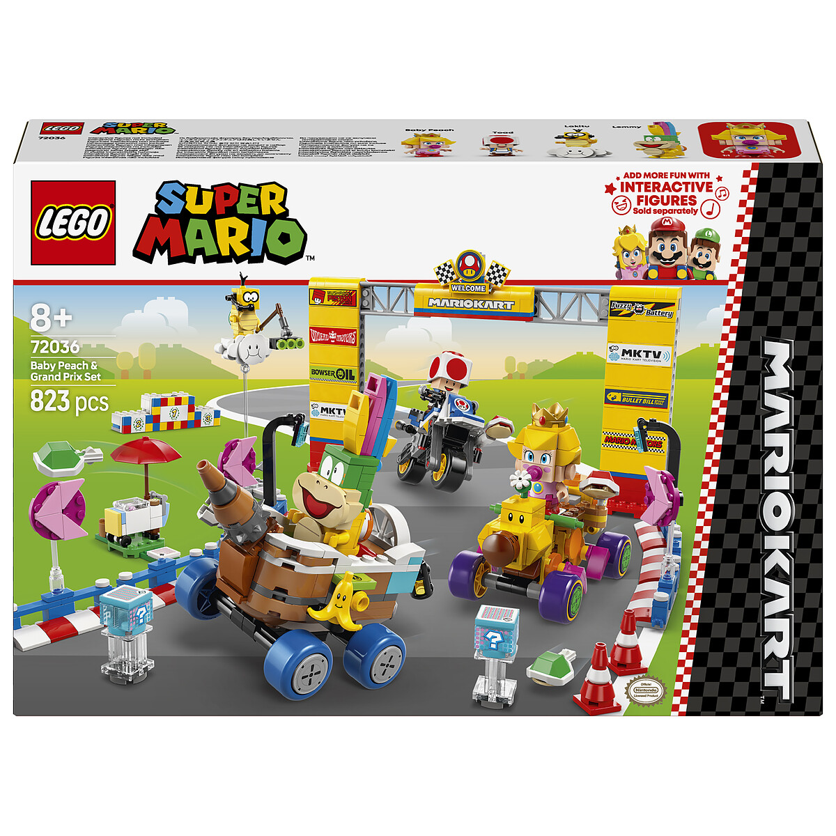 LEGO Super Mario Mario Kart Bébé Peach et ensemble de Grand Prix 72036 - vue 10