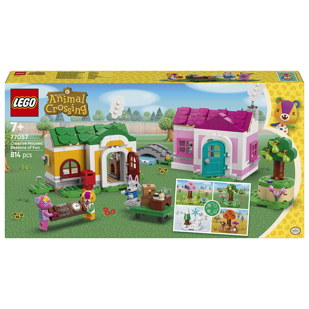 LEGO Animal Crossing 77057 Les Maisons Créatives : au Gré des Saisons Jouet dès - vue 8