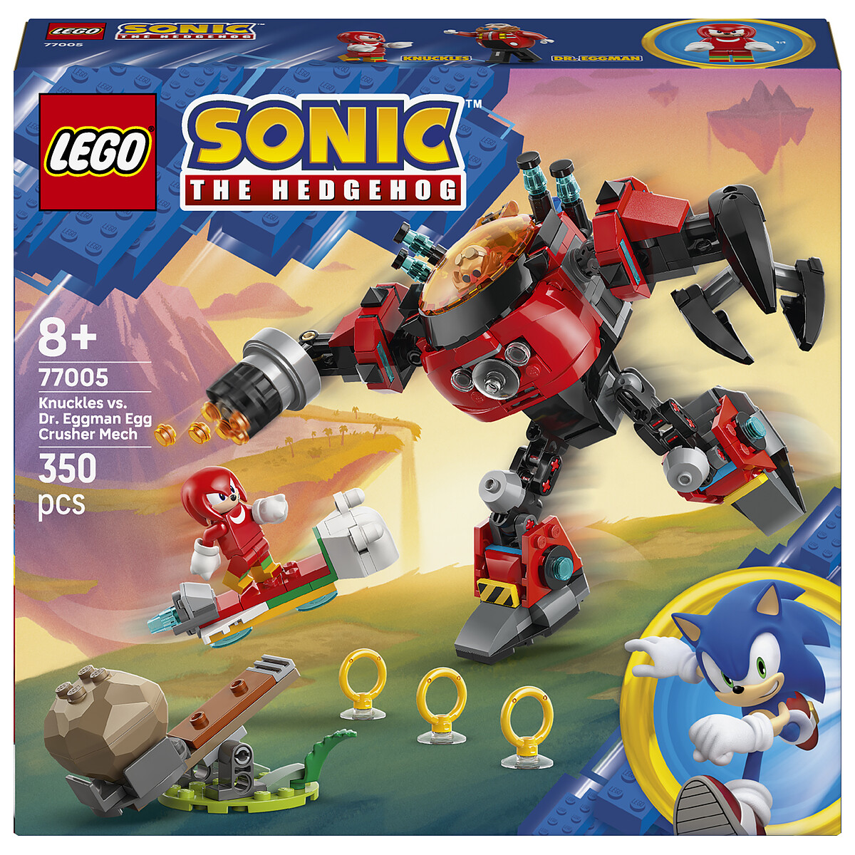 LEGO Sonic the Hedgehog Knuckles contre l’Egg Crusher de Dr. Eggman 77005 - vue 8