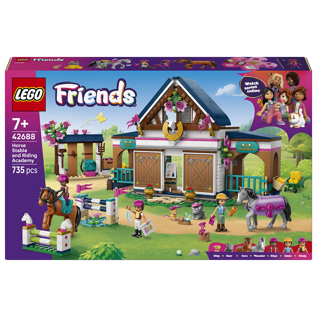 LEGO Friends L’Écurie et l’École d’Équitation 42688 - vue 6