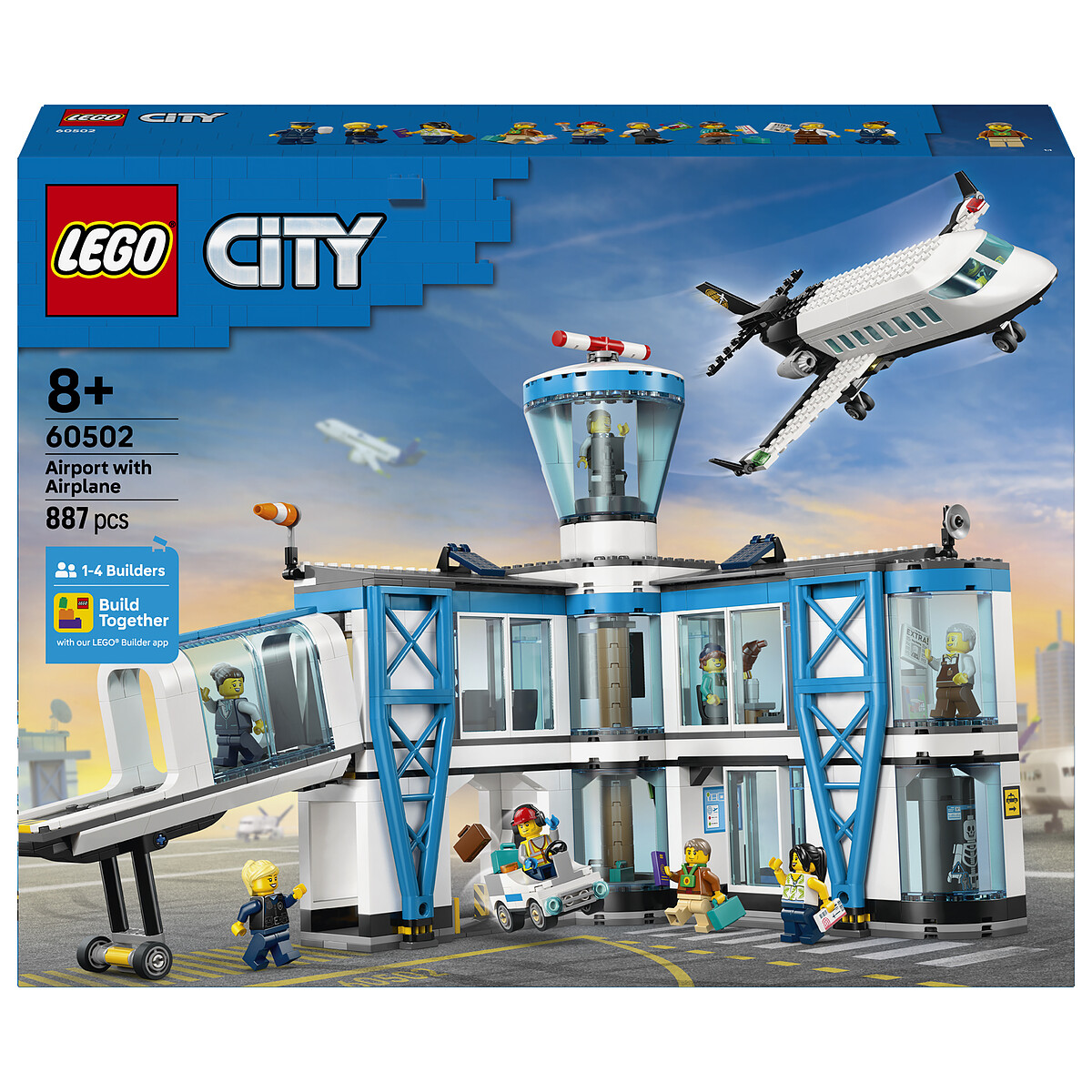 Lego City 60502 L'aéroport Et L'avion