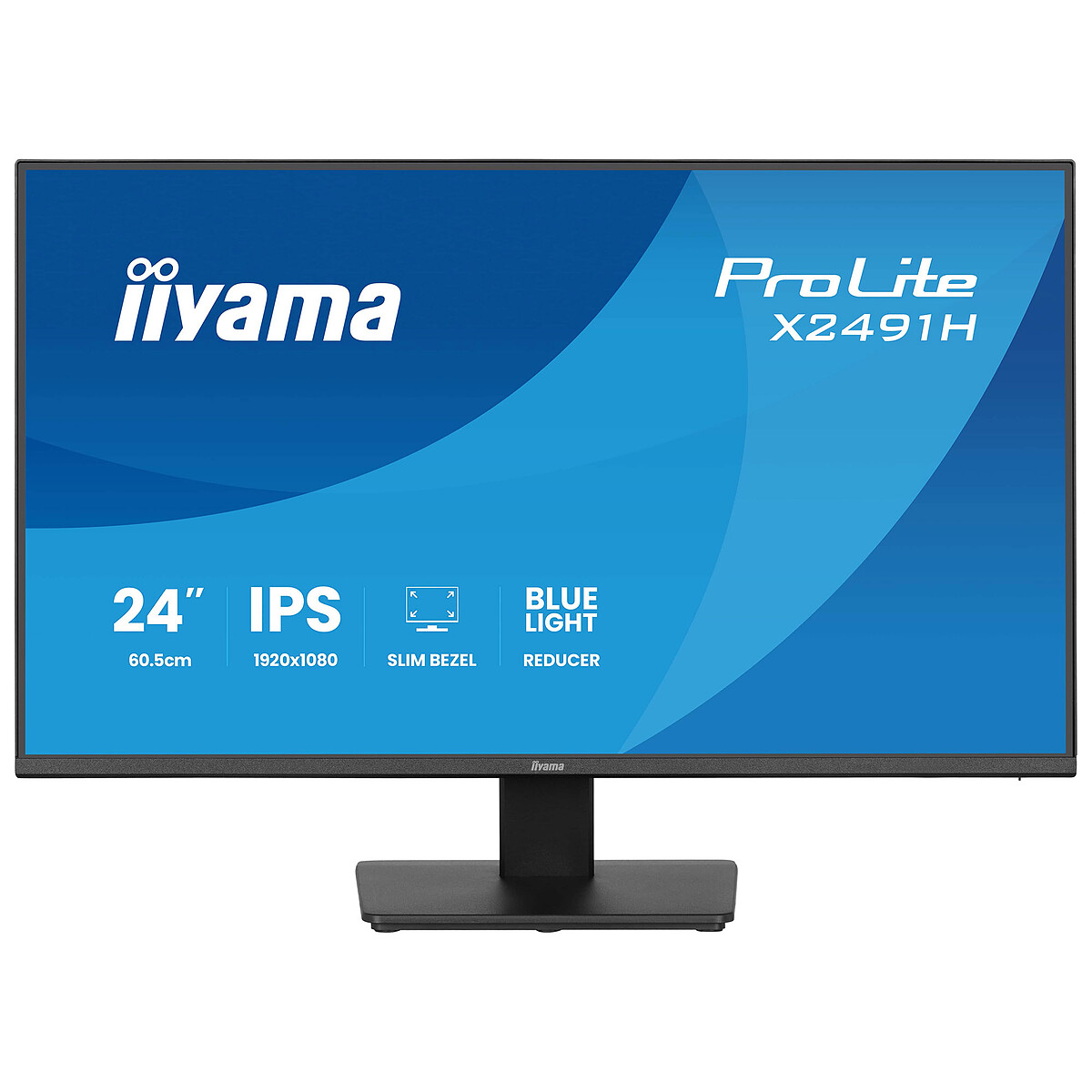 Ecran PC iiyama ProLite X2491H B1 23.8 1920 x 1080 Full HD - vue 1