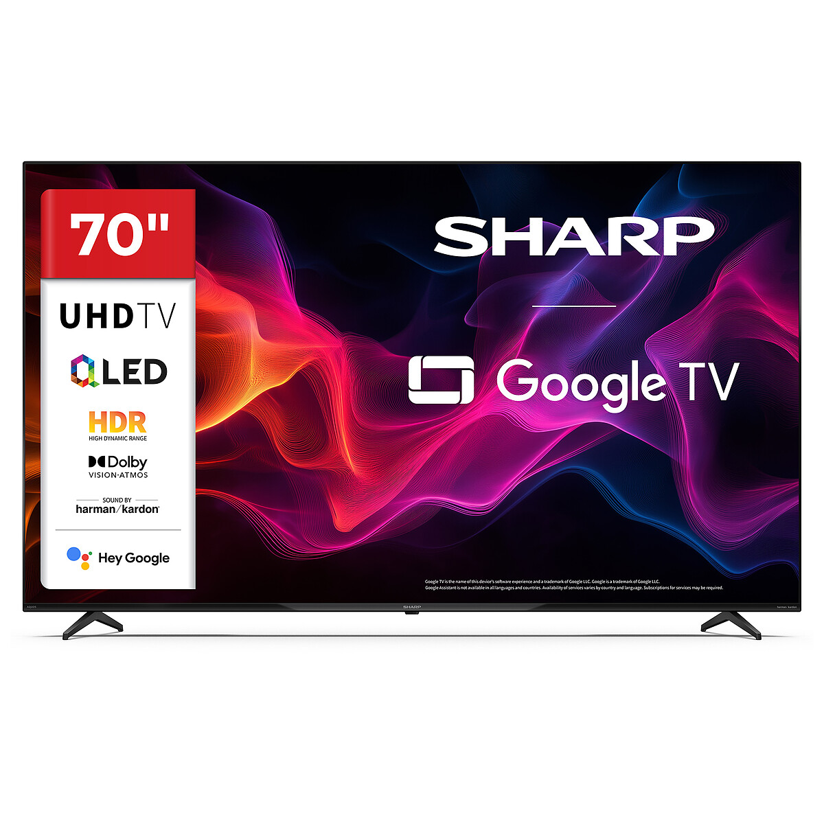 Sharp 70HP5265E 70" 178 cm TV QLED 4K Ultra HD - vue 3