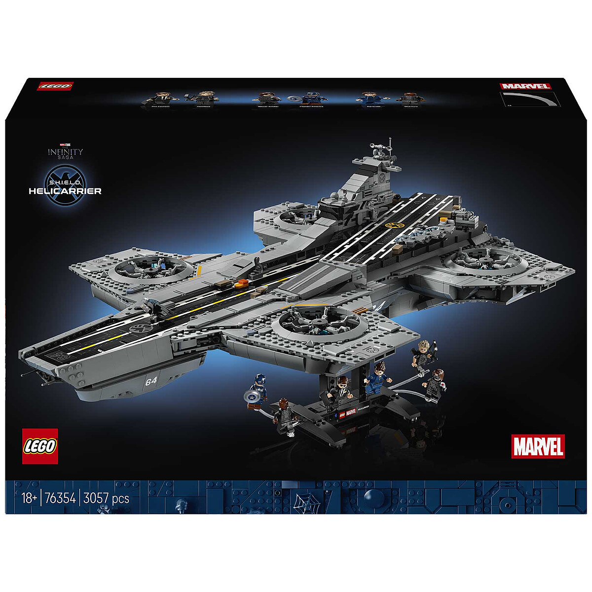 LEGO® Marvel 76354 'héliporteur du Shield - vue 5