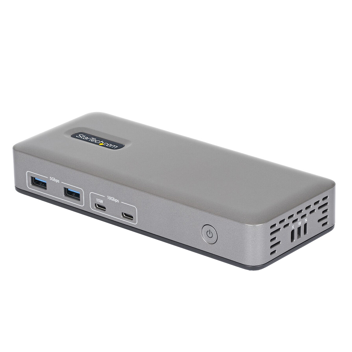 StarTech.com Station d'Accueil USB C à Deux Écrans HDMI 4K 60Hz Recharge d'Ordinateur Portable 1 GbE Sans Pilote Sta - vue 1