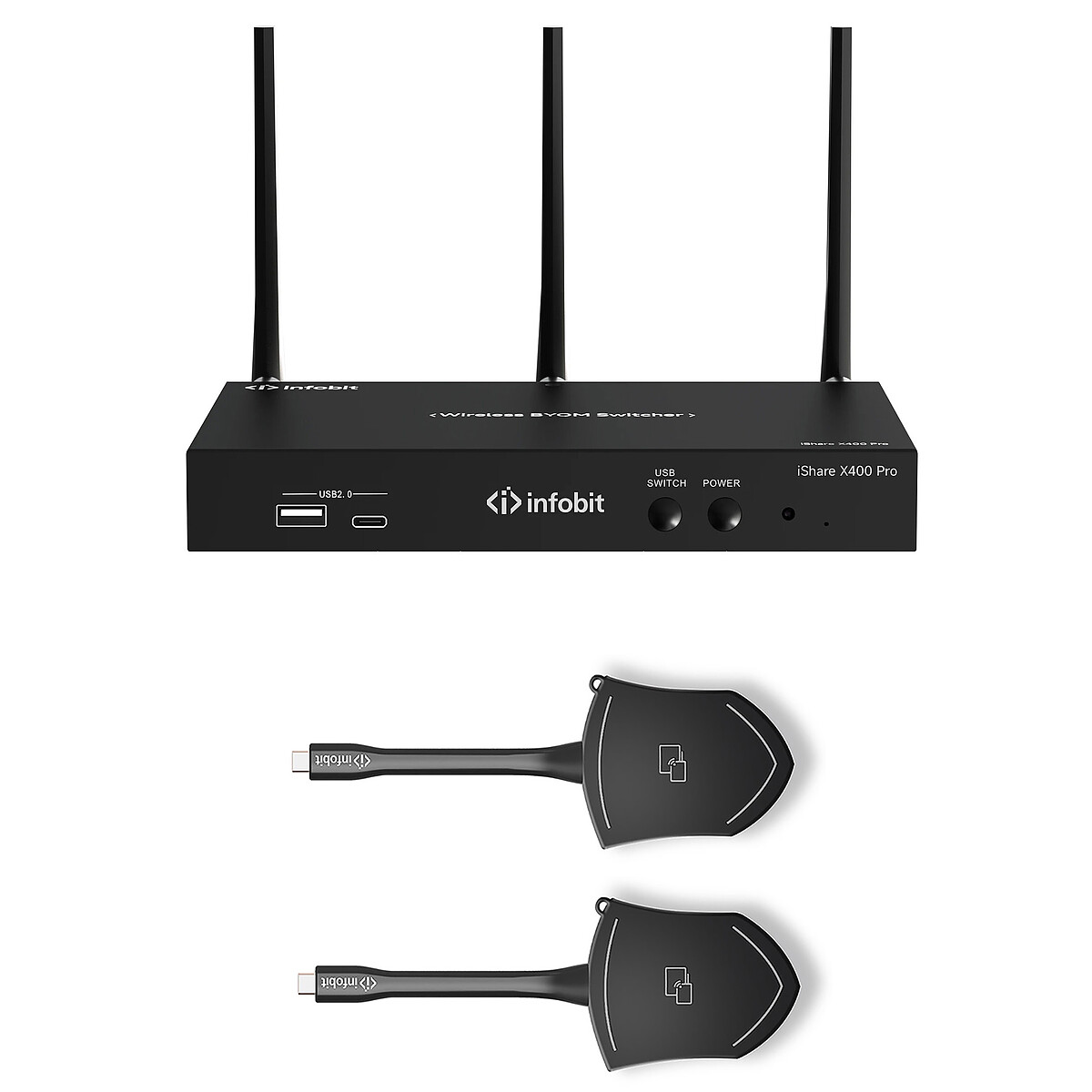 Infobit iShare X400 Pro + iShare CX USB-C (x2)
