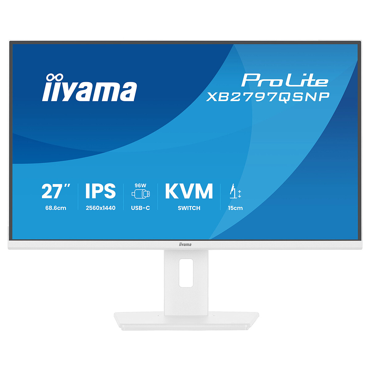 Ecran PC iiyama ProLite XB2797QSNP W1 27 IPS LCD 27 2560 x 1440 Quad HD - vue 4