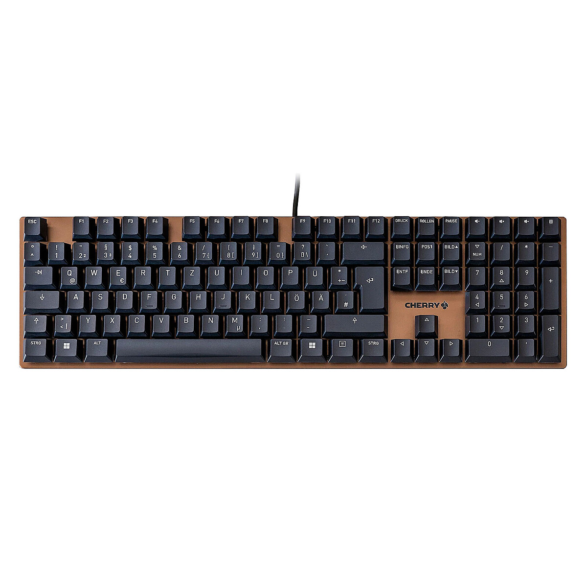 Cherry KC 200 MX - Switches Marron (Noir/Bronze)