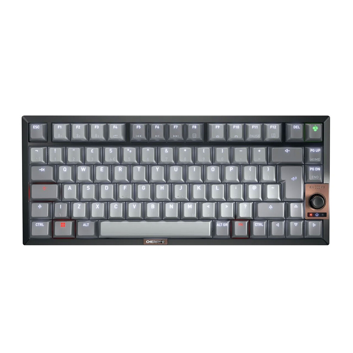 Clavier CHERRY KW 300W MX – USB & Bluetooth, AZERTY, Mécanique - vue 4