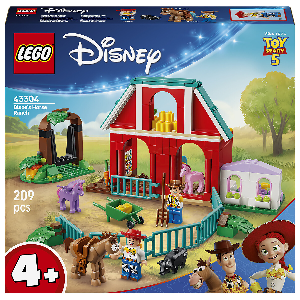 LEGO Disney Pixar 43304 Toy Story 5 Le Ranch de Blaze