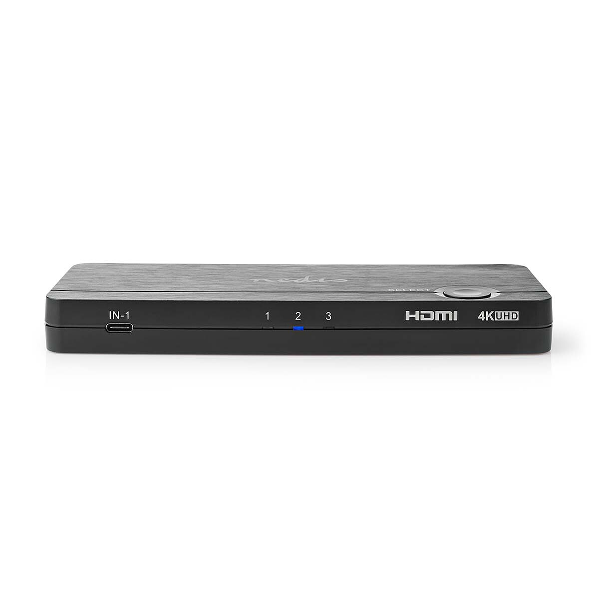 Nedis KVM 1x port USB-C et 2x ports HDMI 4K 60Hz
