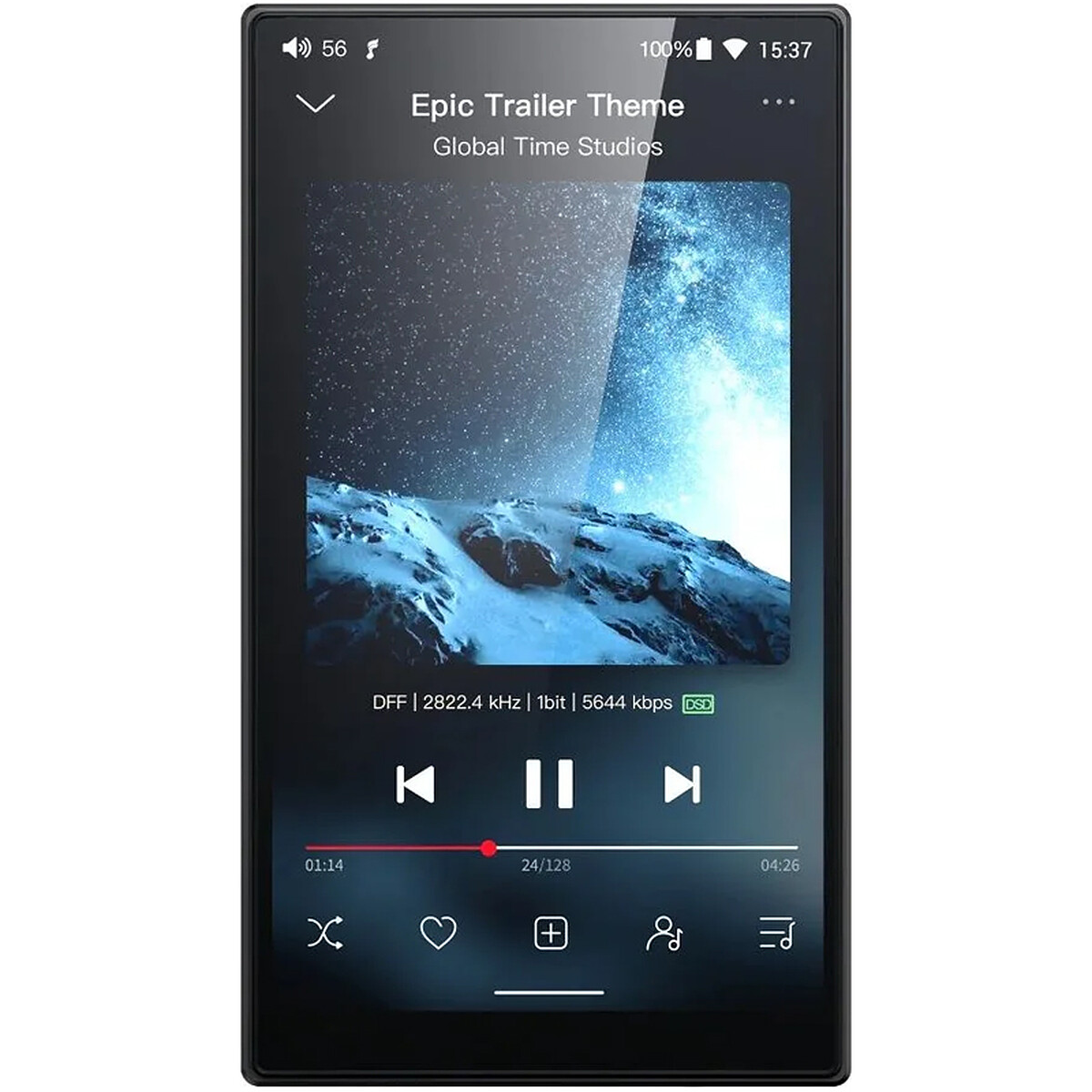 Lecteur audio numérique FiiO JM21 DAC double haute résolution Android - vue 2