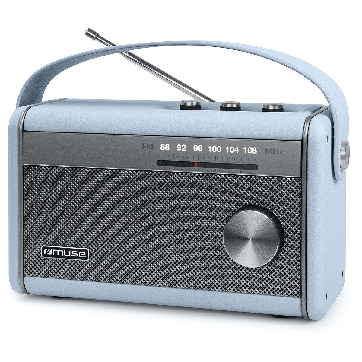 Radio Portable Bluetooth Muse M-098 VB FM – Autonomie jusqu'à 10 Heures - vue 3