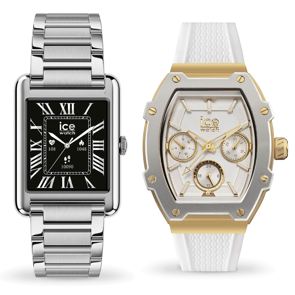 Ice Watch Ice Smart TKS 2.0 (Argent) + Ice Boliday Blanc/Or OFFERTE !
