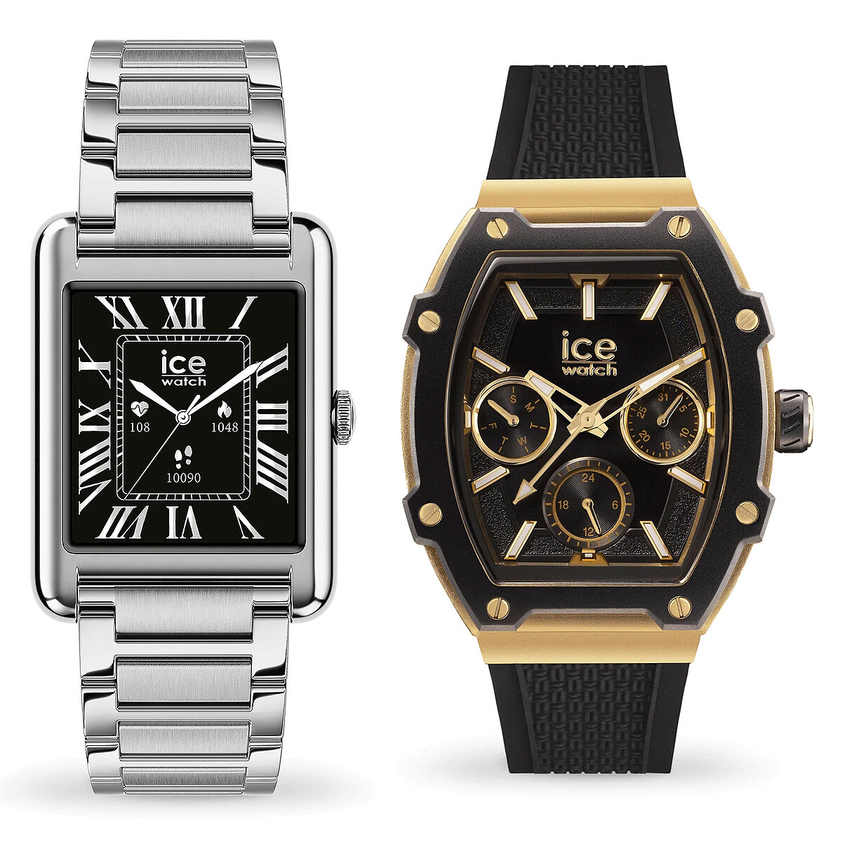 Ice Watch Ice Smart TKS 2.0 (Argent) + Ice Boliday Noir/Or OFFERTE !