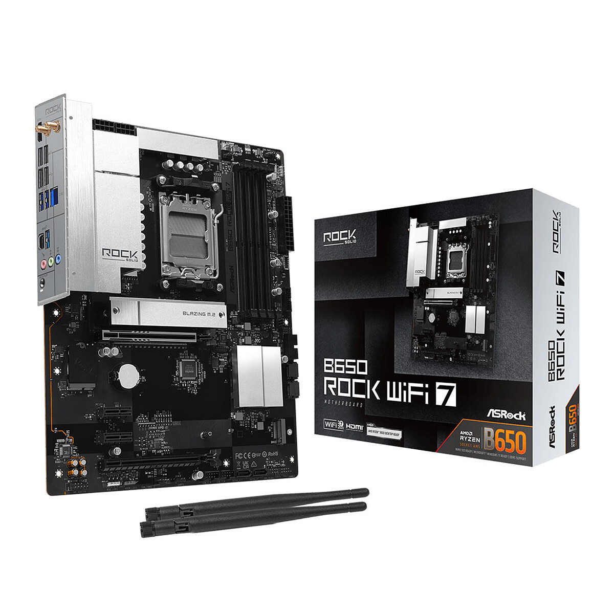 ASRock B650 Rock WiFi 7 - vue 2