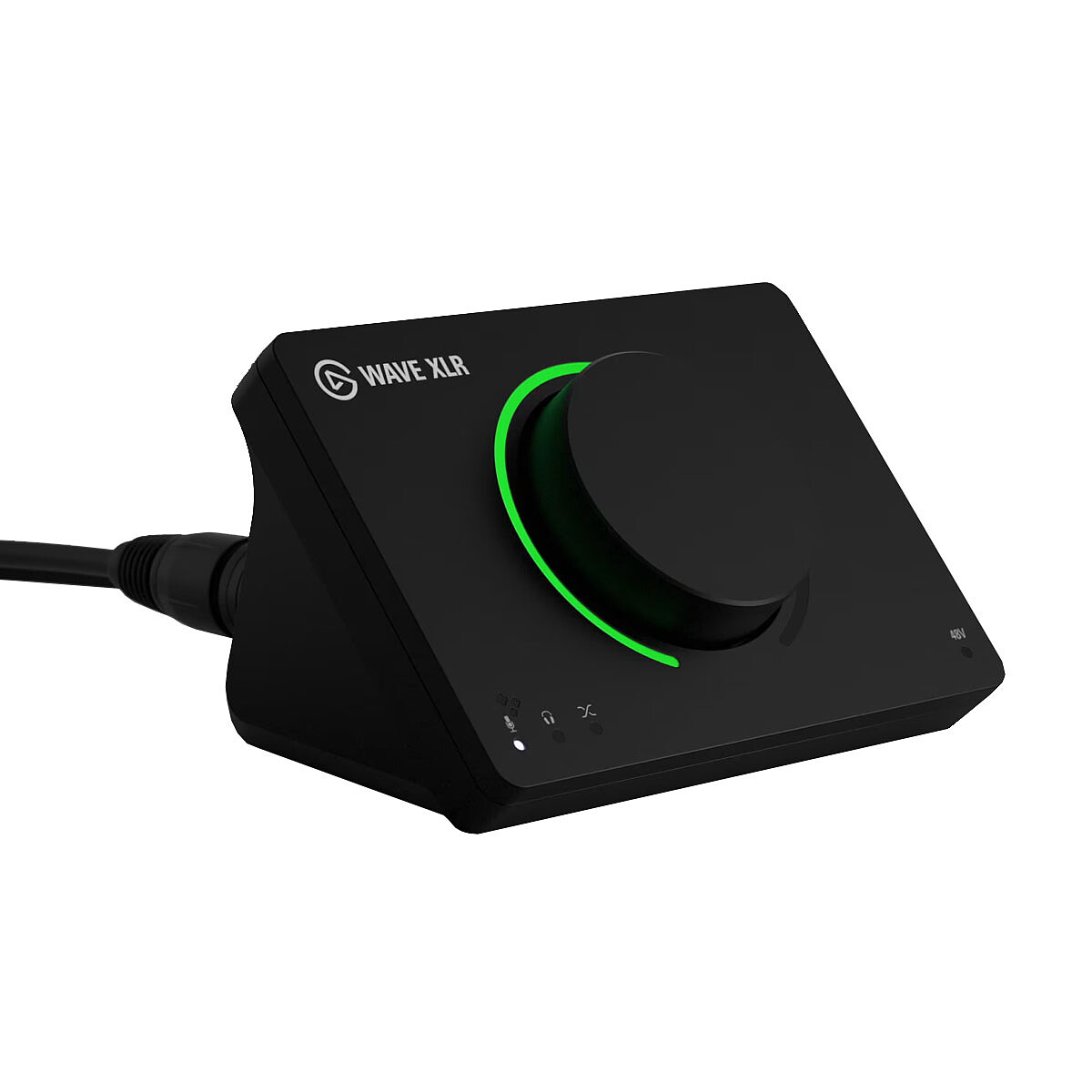 Microphone Elgato Wave XLR MK.2 USB cardioïde avec mixeur DSP et feedback LED - vue 2