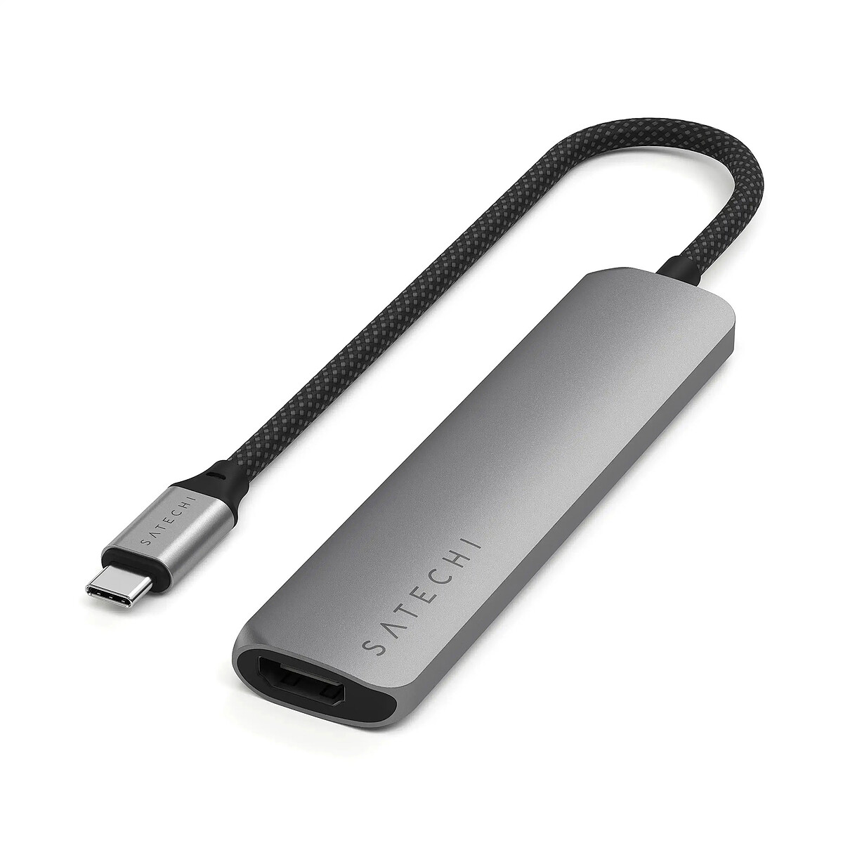 SATECHI Multiports USB-C Slim 6-en-1 (Gris)