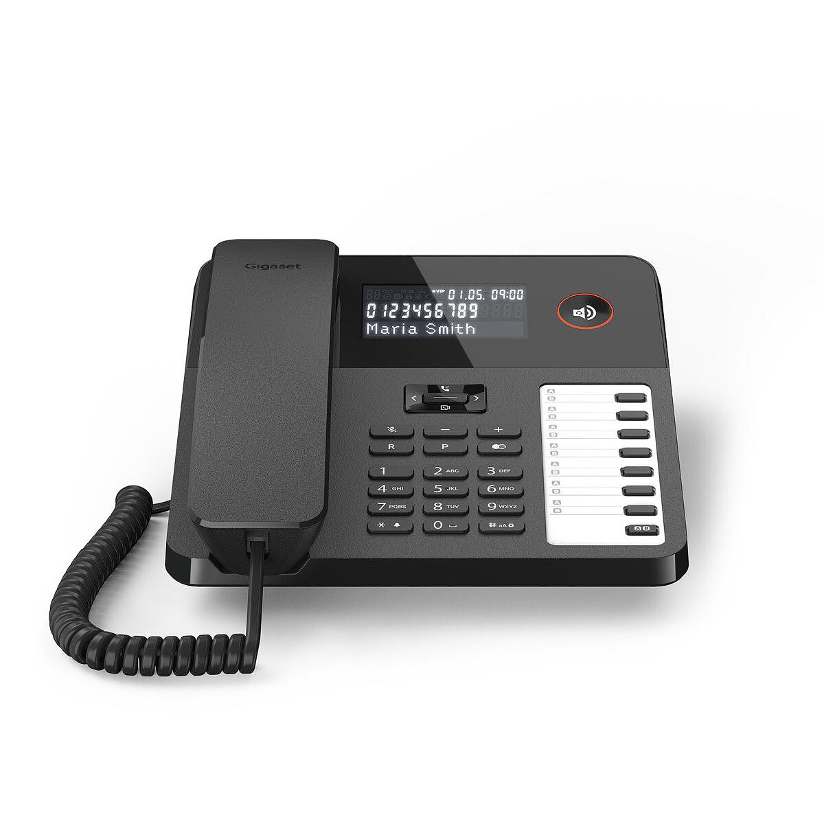 GIGASET DESK 600 NERO TELEFONO CORDED COMPATIBILE CENTRALINI TELEFONICI E APPARECCHI ACUSTICI - vue 3