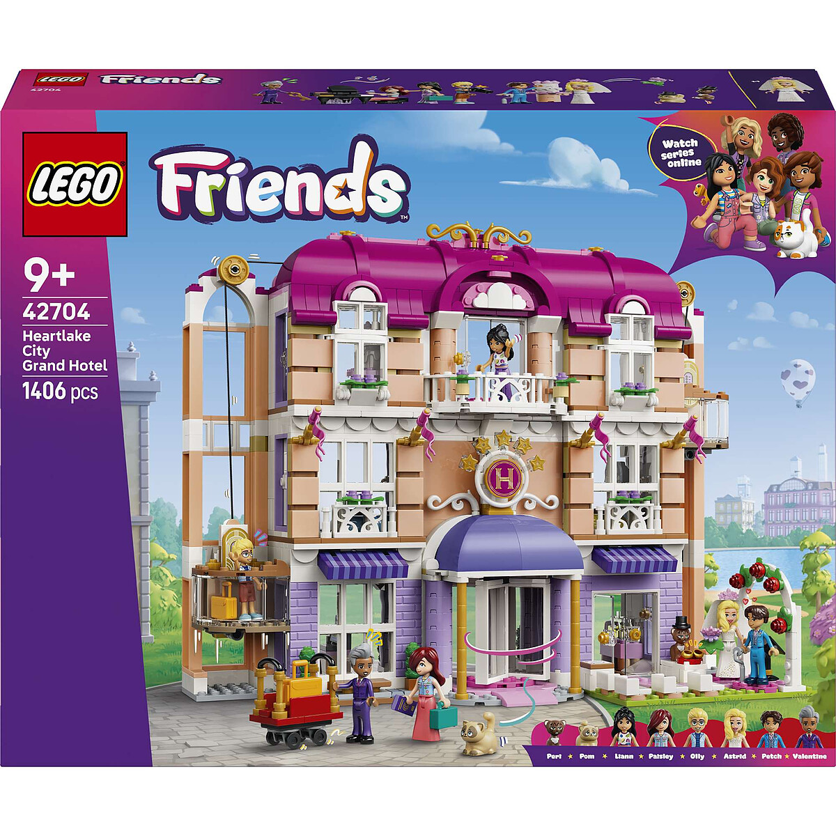 LEGO® Friends 42704 Le grand hôtel de Heartlake City - vue 4