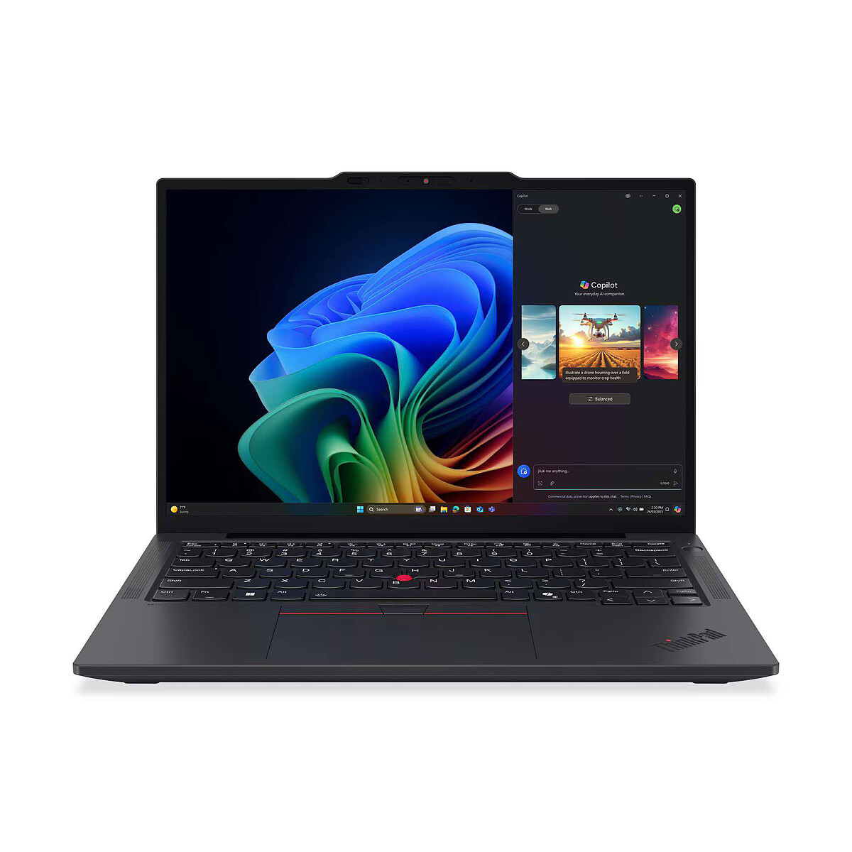 Lenovo ThinkPad X13 Gen 6 21RM 13.3 Ryzen AI 5 PRO 340 RAM SSD AZERTY - vue 2